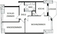 Grundriss Whg. 18 - Familiengerechtes Wohnen in Georgsmarienhütte