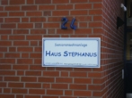Haus Stephanus - Schild - Attraktive Wohnung für Senioren