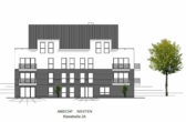 Ansicht Westen Kleestraße 2 A - energieeffiziente, barrierefreie Wohnung im Stadtkern von Bad Iburg