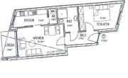 Grundriss - Seniorenwohnung Am Salzmarkt in Osnabrück (Innenstadt)