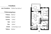 Grundriss Wohnung - Schöne, altersgerechte Wohnung im Kurort Bad Rothenfelde – z. Zt. vermietet – an Kapitalanleger!