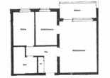 VE 0207 0002 - Helle Rentnerwohnung mit Balkon im EG mit WBS